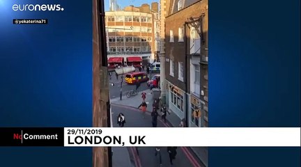 Messerattacke in London: Amateuraufnahmen zeigen Festnahme des Täters