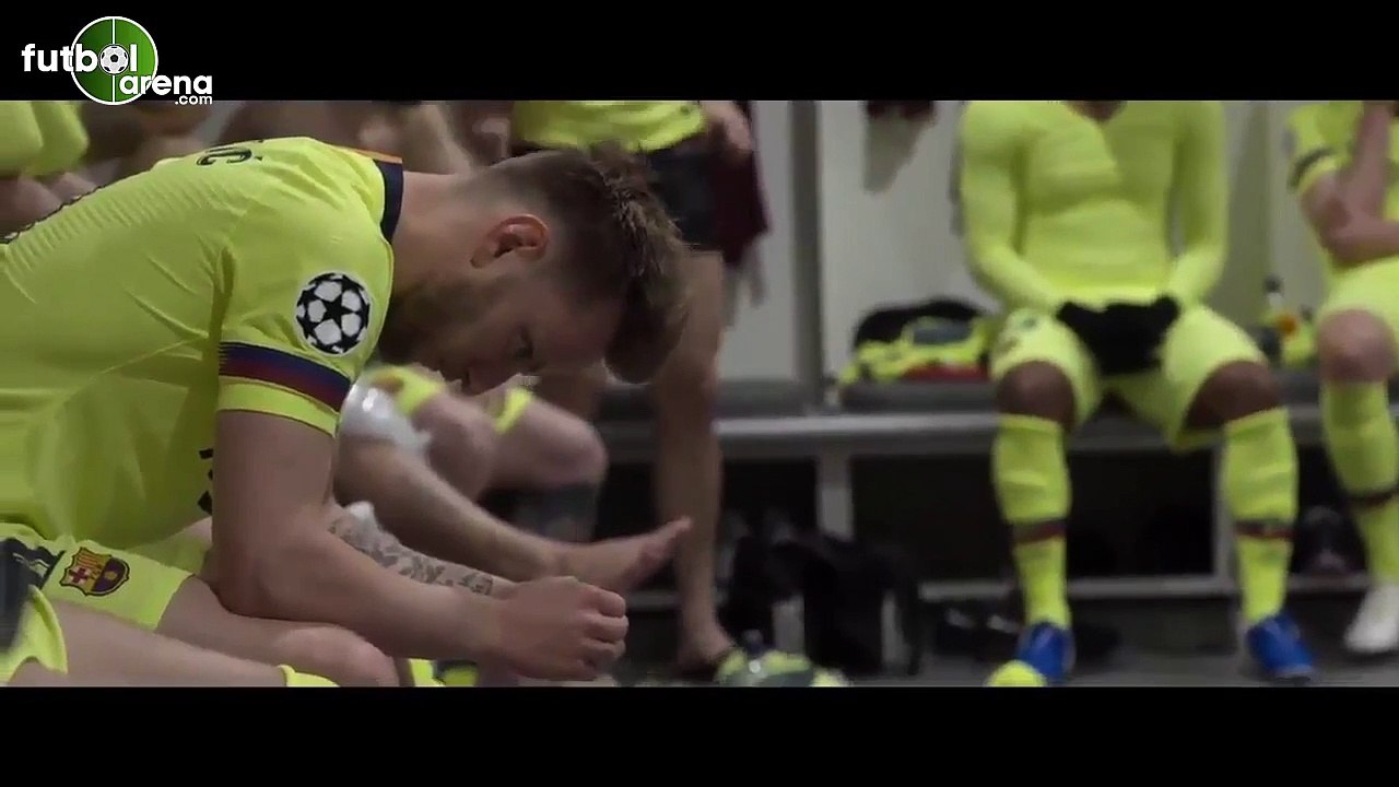 Barcelona, Liverpool maçının soyunma odası görüntülerini yayınladı -  Dailymotion Video
