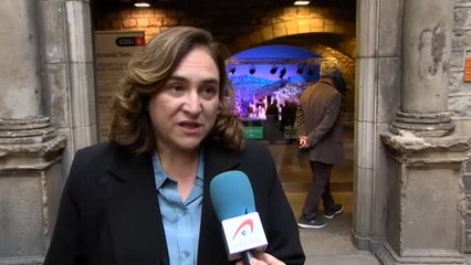 Colau defiende su belén: "Es un proyecto artístico"