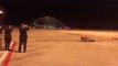 مطار هانغتشو الصيني يحتفل بوصول أول رحلة لمصر للطيران بتقليد رش المياه