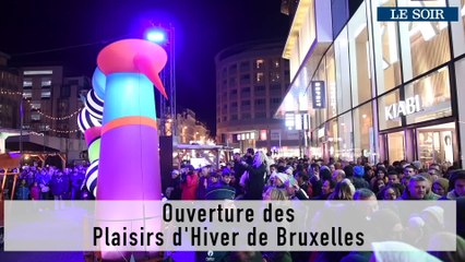 Ouverture des  Plaisirs d'Hiver de Bruxelles