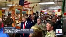 Trump visitó de sorpresa a tropas de EU desplegadas en Afganistán