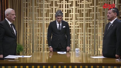 الخالدي وضيوفه يقفون دقيقة حداد على أرواح شهداء العراق بالاستديو