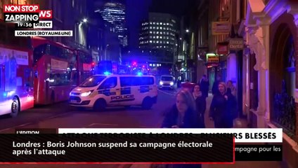 Londres : Boris Johnson suspend sa campagne électorale après l'attaque (vidéo)