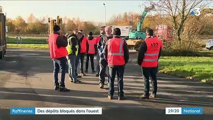 Grève du 5 décembre : des dépôts pétroliers déjà bloqués