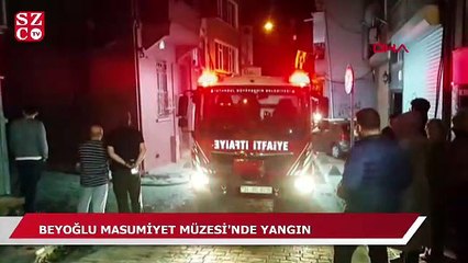 Beyoğlu'nda korkutan yangın!