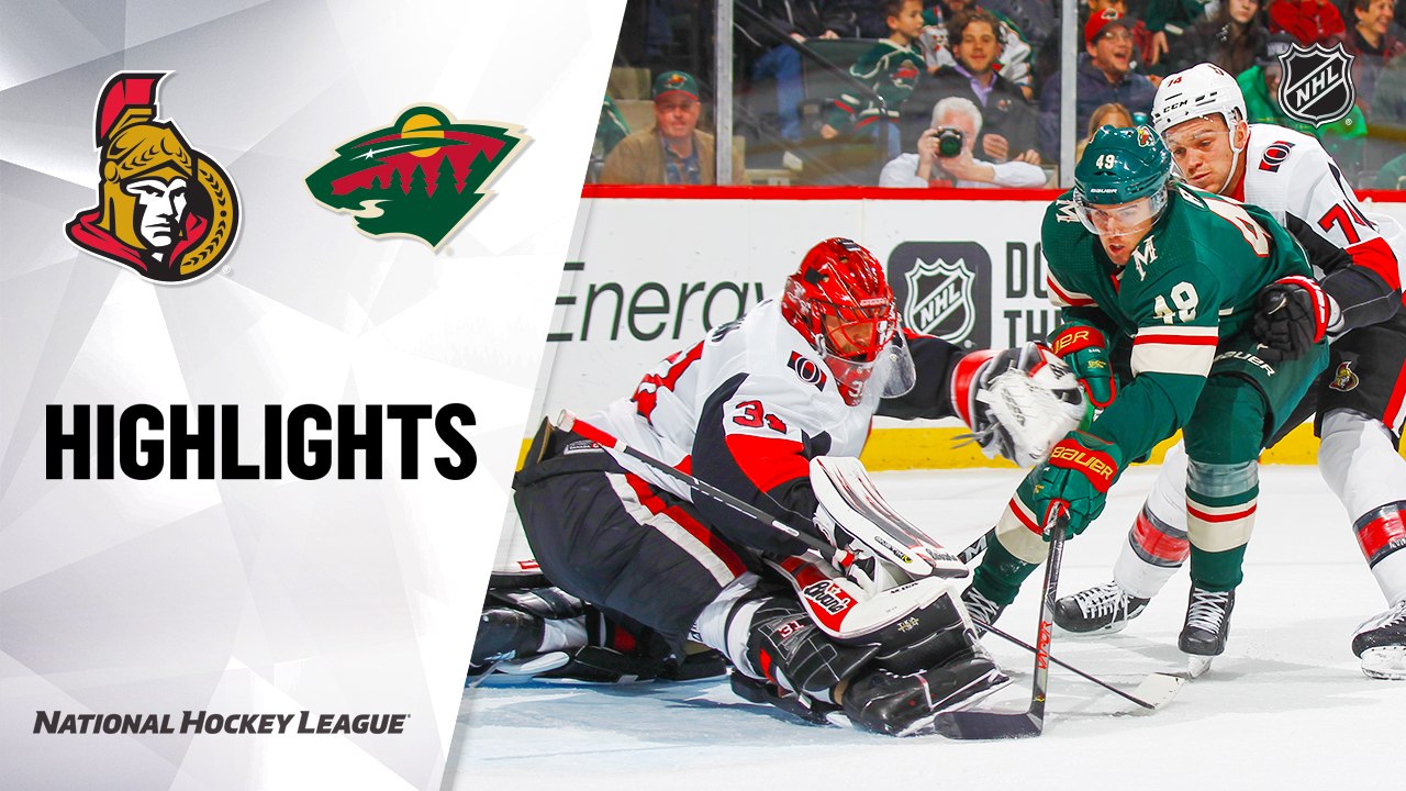 NHL Highlights | Senators @ Wild 11/29/19