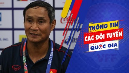 HLV Mai Đức Chung cảm kích tấm lòng của NHM Việt Nam sau trận thắng Indonesia | VFF Channel