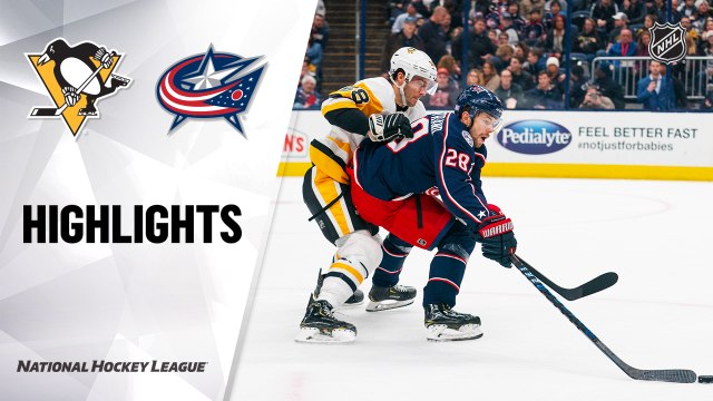 NHL Highlights | Penguins at Blue Jackets 11/29/19