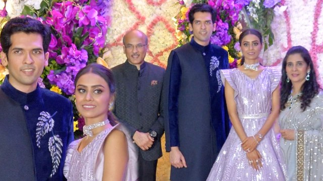 Sooraj Barjatya GRAND Entry With His Son Devaansh Barjatya's Wedding Reception