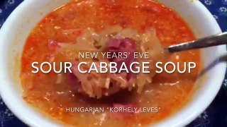 Sour Cabbage Soup (Hungarian Korhely Leves)