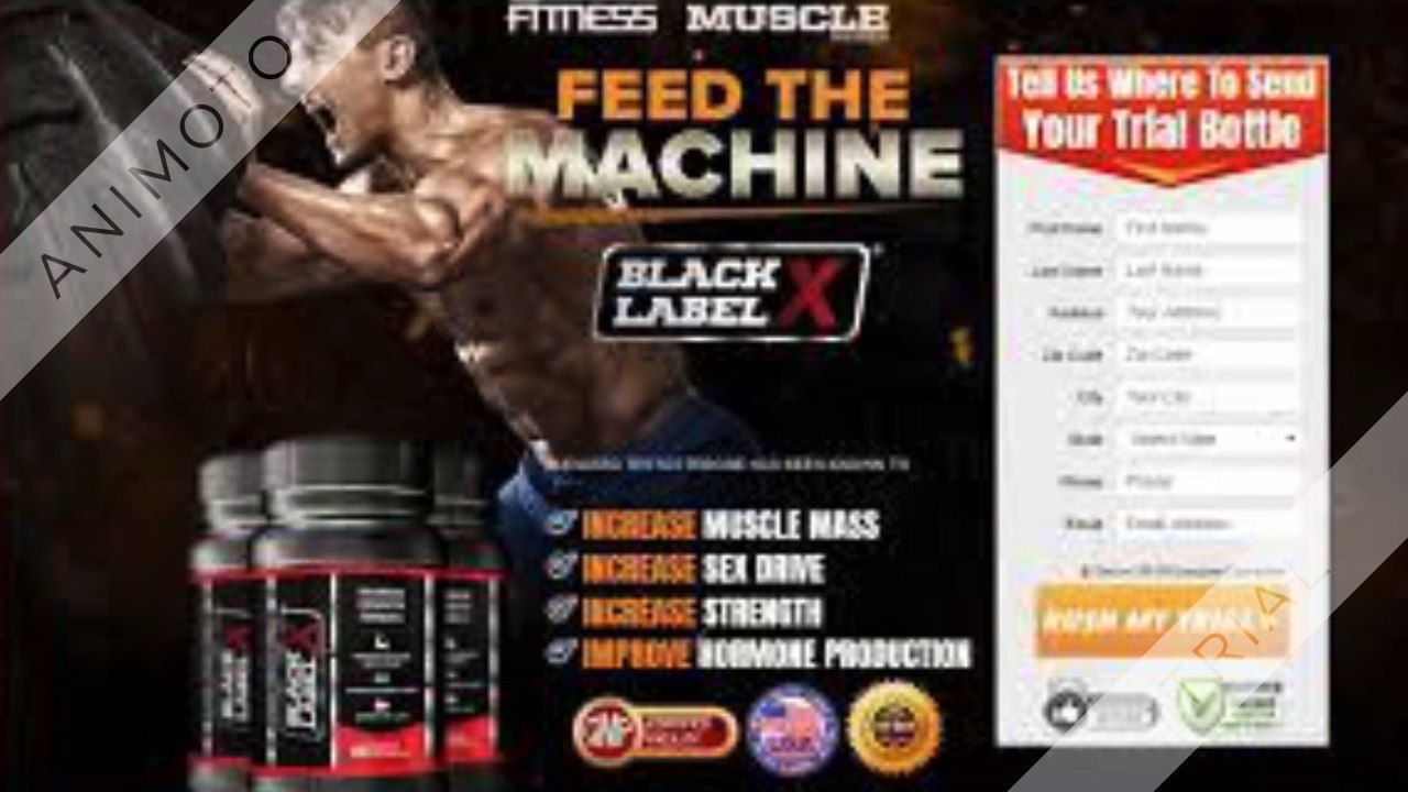 Black Label X - It may elevate the muscle mass