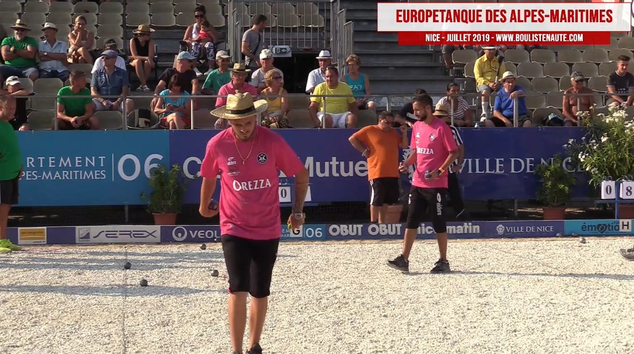 32ème BONETTO vs ITALIE : Europétanque des Alpes-Maritimes 2019