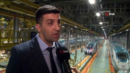 Avrupa'nın en büyük YHT Bakım Merkezi  kapılarını İHA'ya açtı