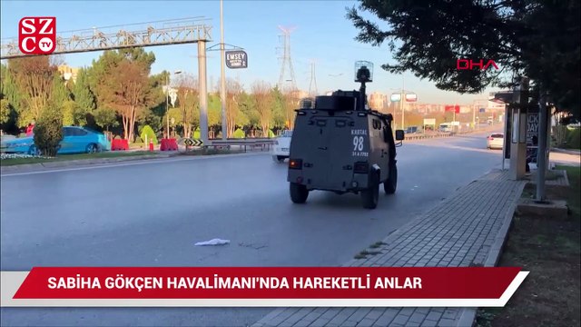 Sabiha Gökçen Havalimanı’nda hareketli anlar! ‘Dur’ ihtarına uymayan otomobile ateş açıldı