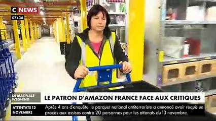 En pleine polémique et face aux manifestations, le patron d'Amazon France tente d'éteindre l'incendie et prend la parole