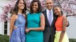 Une récente photo de la famille Obama dévoile la métamorphose des filles de l'ancien Président des USA