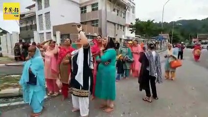 110年文冬锡克庙  直升机撒花 花雨庆神诞