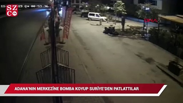 Adana’nın merkezine bomba koyup Suriye’den patlattılar!