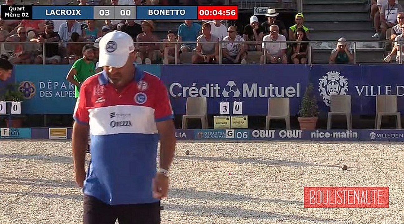 Une partie énorme, un régal quart en poules BONETTO vs LACROIX : Europétanque des Alpes-Maritimes 2019