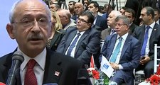 AK Parti'den ayrılan Ahmet Davutoğlu, Kılıçdaroğlu'nun konuşma yaptığı dernekte görüntülendi