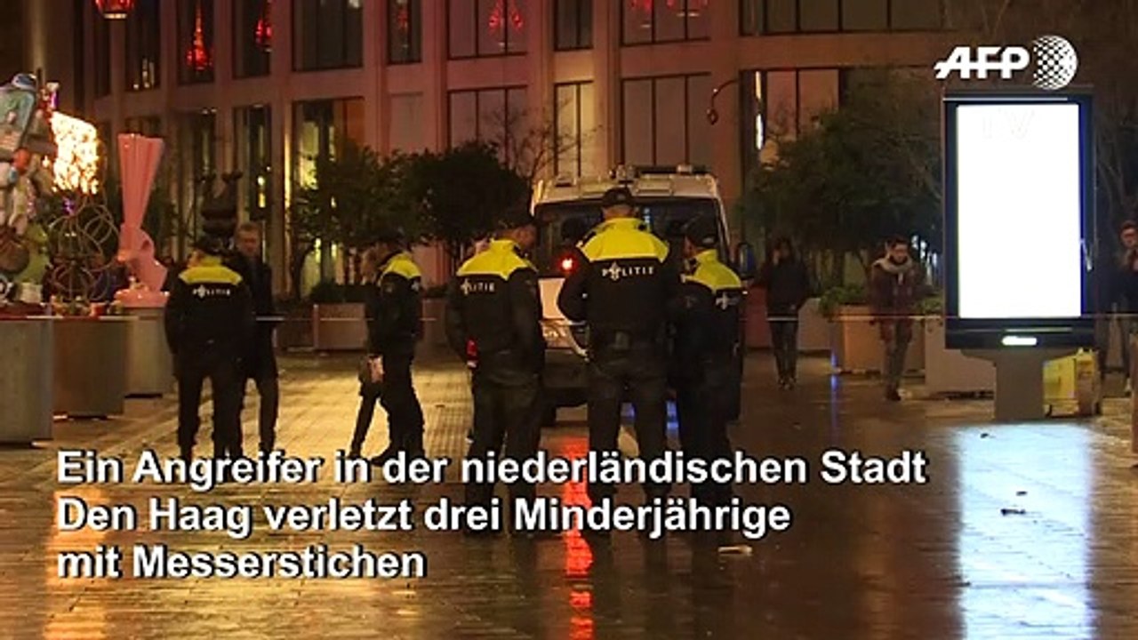 Messerangriff in Den Haag: Angreifer flüchtig