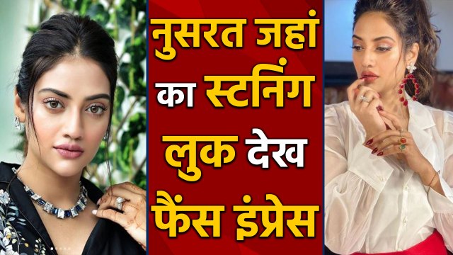 Nusrat Jahan flaunts flawless skin in new pics: Let no one dull your sparkle | वनइंडिया हिंदी