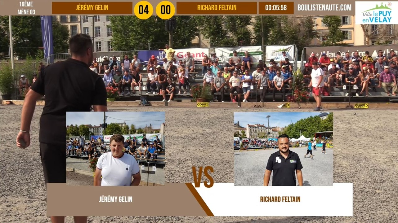 16ème tête-à-tête Richard FELTAIN vs Jérémy GELIN : Le Puy en Velay été 2019