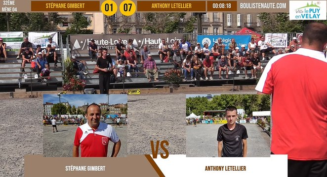 32ème tête-à-tête Stéphane GIMBERT vs Anthony LETELLIER : Le Puy-en-Velay été 2019