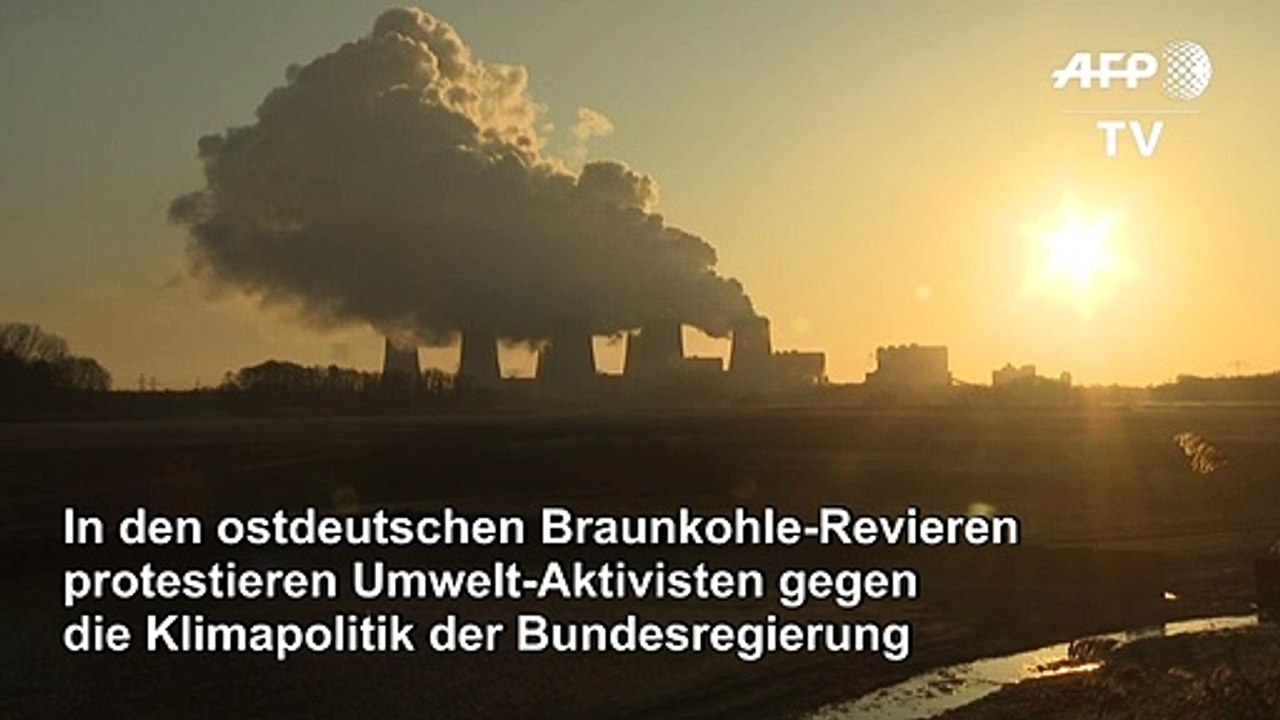 Hunderte Umweltaktivisten dringen in Lausitzer Braunkohle-Tagebaue ein