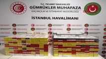 İstanbul havalimanı'nda 7 bin 390 paket kaçak elektronik sigara tütünü ele geçirildi