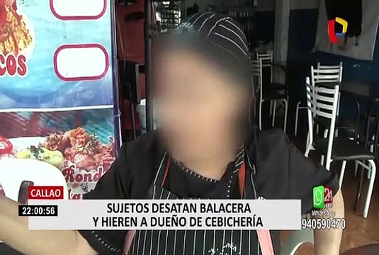 Callao: cuatro sujetos balearon a hijo de dueña de cebichería