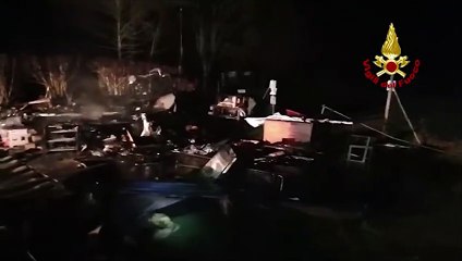 Asiago - Incendio campeggio (29.11.19)