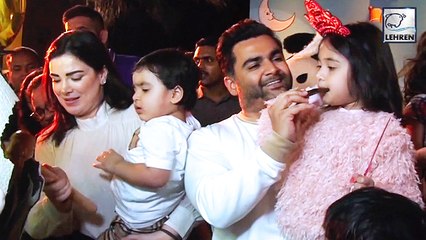 Urvashi And Sachin Joshi's Grand Celebration At Son's 2nd Birthday