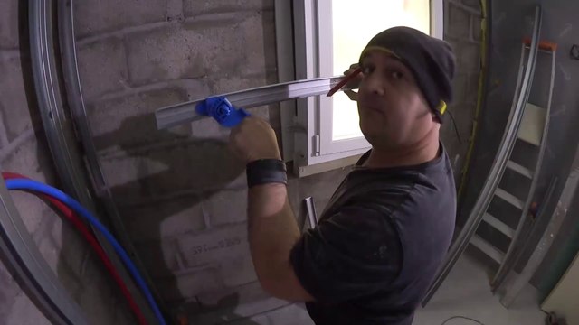 5 placo douche à l'italienne glasroc h océan vidéo 5 appui de rénovation fourure F530