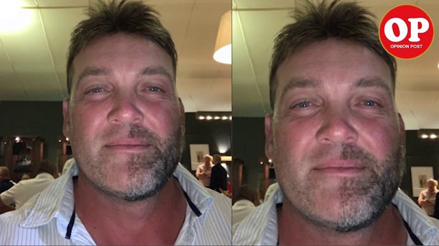 Jacques Kallis Shaves Off Half Of His Face.