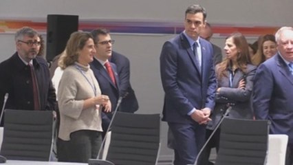 Pedro Sánchez visita el recinto de Ifema que albergará la COP25