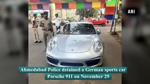 Sports car owner fined over Rs 9 lakh for traffic rule violations in Ahmedabad