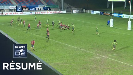 PRO D2 - Résumé Aurillac-Montauban: 16-18 - J5 - Saison 2019/2020