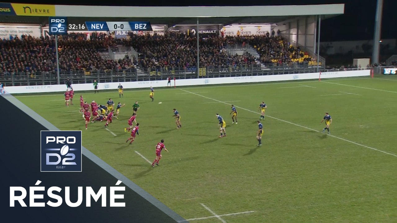 PRO D2 - Résumé Nevers-Béziers: 16-13 - J5 - Saison 2019/2020