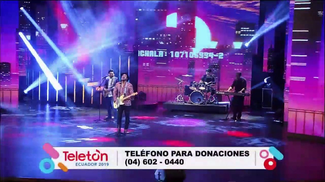 Presentación de Douglas Bastidas en la Teletón Ecuador