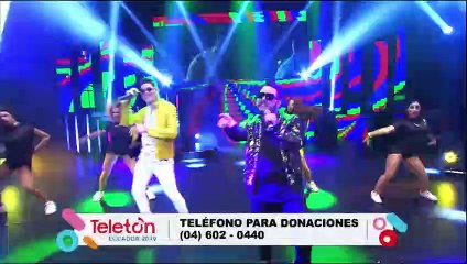 Presentación de Juan y Danny en la Teletón Ecuador
