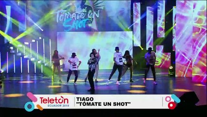 Presentación de Tiago Alvarado en la Teletón Ecuador