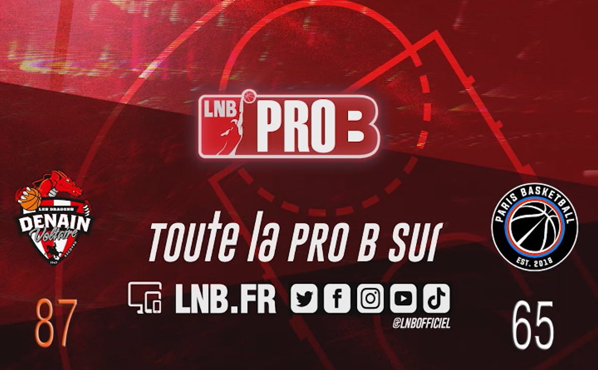 PRO B : Denain vs Paris (J8)