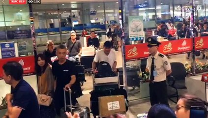 Dàn sao Running Man có mặt tại Sân bay Tân Sơn Nhất TPHCM