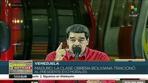 Pdte. Maduro: La clase obrera boliviana traicionó al pdte. Evo Morales