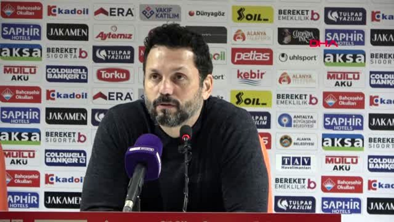 Spor aytemiz alanyaspor - mke ankaragücü maçının ardından