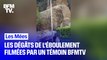 Éboulement dans les Alpes-de-Haute-Provence: les images des dégâts filmées par un témoin BFMTV