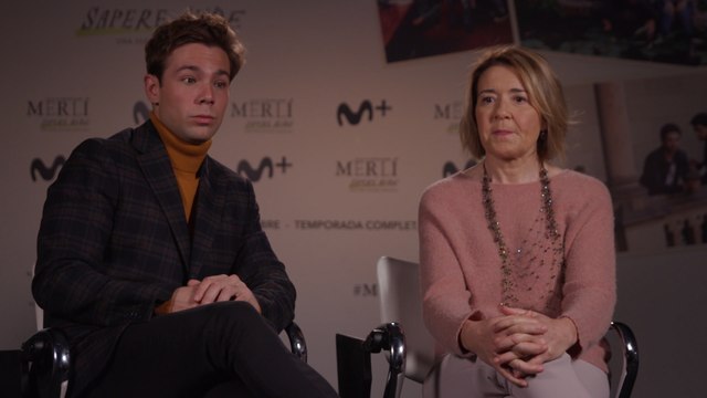 Los actores de Merlí defienden el catalán y el español