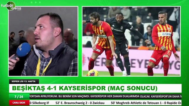 Abdulkadir Paslıoğlu: Kayserisporlu futbolcular iyi bir direnç ortaya koyamadı